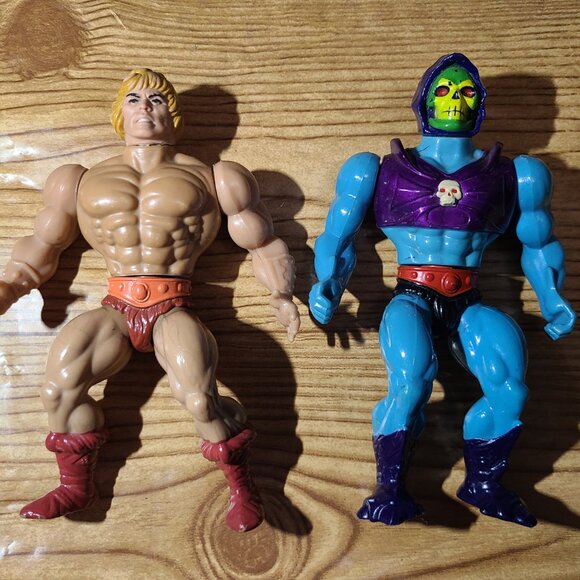 He-Man and Skeletor 1981 and 1985 Vintage Toy figures lot (X2) - Picture 2 of 6